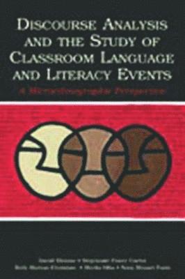 bokomslag Discourse Analysis and the Study of Classroom Language and Literacy Events