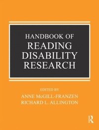 bokomslag Handbook of Reading Disability Research