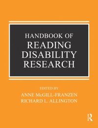 bokomslag Handbook of Reading Disability Research