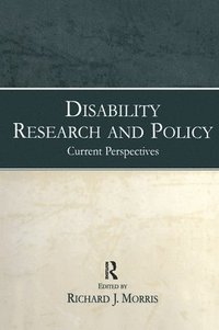 bokomslag Disability Research and Policy
