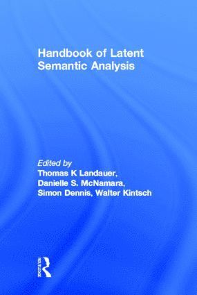 bokomslag Handbook of Latent Semantic Analysis