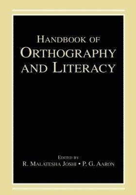 Handbook of Orthography and Literacy 1