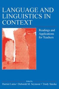 bokomslag Language and Linguistics in Context