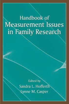 bokomslag Handbook of Measurement Issues in Family Research