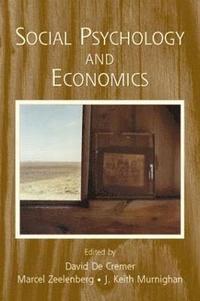 bokomslag Social Psychology and Economics