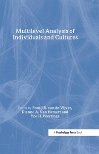 bokomslag Multilevel Analysis of Individuals and Cultures
