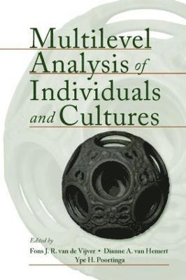 Multilevel Analysis of Individuals and Cultures 1