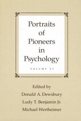 Portraits of Pioneers in Psychology 1