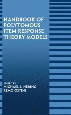 Handbook of Polytomous Item Response Theory Models 1