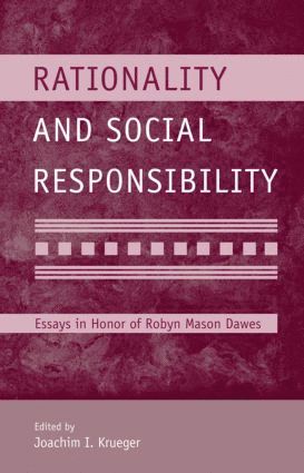 bokomslag Rationality and Social Responsibility