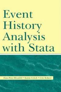 bokomslag Event History Analysis With Stata