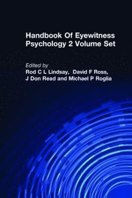 Handbook Of Eyewitness Psychology 2 Volume Set 1