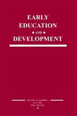 bokomslag Early Education and Development