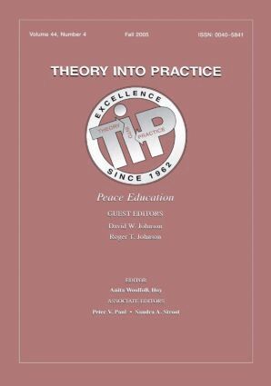 David Johnson - Peace Education Tip V44#4, Häftad