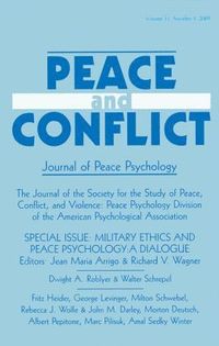 bokomslag Military Ethics and Peace Psychology