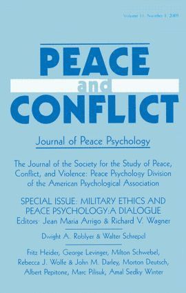 Military Ethics and Peace Psychology 1