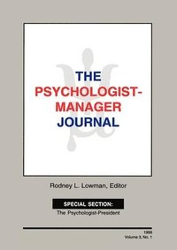 bokomslag The Psychologist-Manager Journal