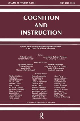 Richard Lehrer - Investigating Participant Structures in the Context of Science Instruction, Häftad