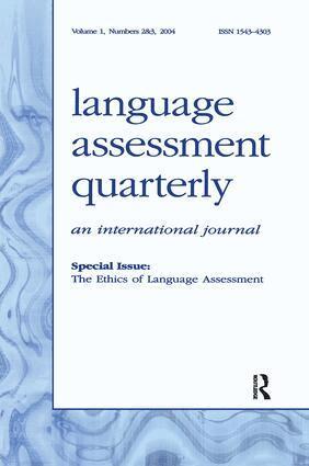 Alan Davies - Ethics of Language Assessment, Häftad