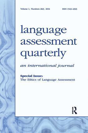 Alan Davies - Ethics of Language Assessment, Häftad
