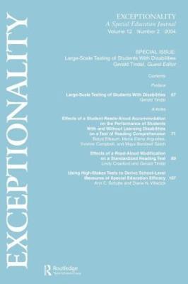 Gerald Tindal - Large-scale Testing of Students With Disabilities, Häftad