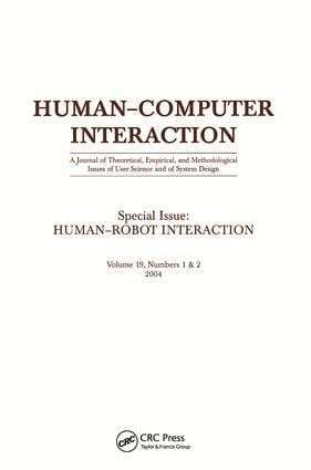 Sara Kiesler, Pamela Hinds - Human-robot Interaction, Häftad