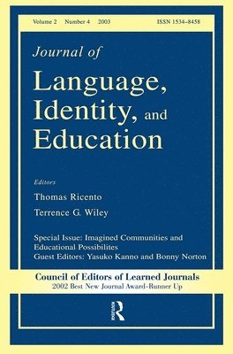 Yasuko Kanno, Bonny Norton - Imagined Communities and Educational Possibilities, Häftad