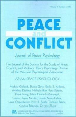 bokomslag Asian Peace Psychology