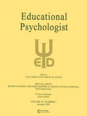 P. Karen Murphy - Rediscovering the Philosophical Roots of Educational Psychology, Häftad