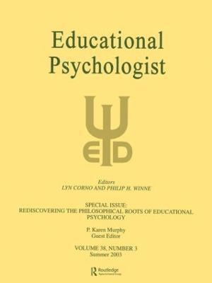 Rediscovering the Philosophical Roots of Educational Psychology 1