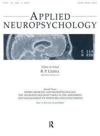 bokomslag Sports Medicine and Neuropsychology
