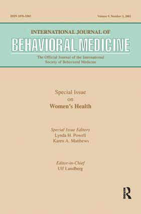 bokomslag -Special Issue on Women's Health