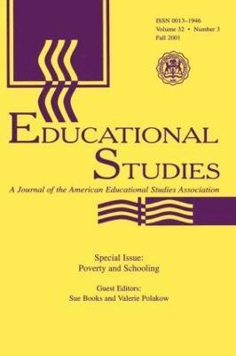 Sue Books, Valerie Polakow - Poverty and Schooling, Häftad