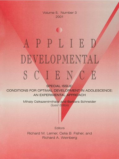 bokomslag Conditions for Optimal Development in Adolescence