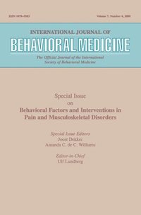 bokomslag Behavioral Factors and Interventions in Pain and Musculoskeletal Disorders