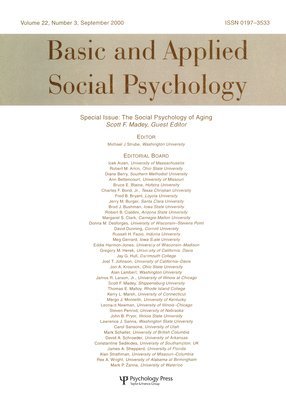 The Social Psychology of Aging 1