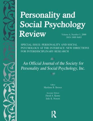 Marilynn B. Brewer - Personality and Social Psychology at the Interface, Häftad
