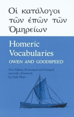 Homeric Vocabularies 1