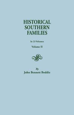 Historical Southern Families 1