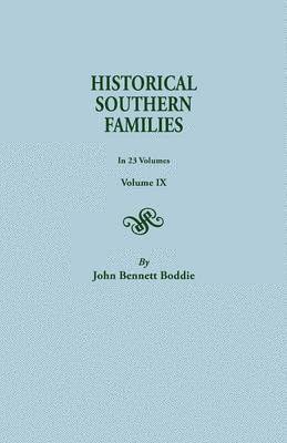 bokomslag Historical Southern Families