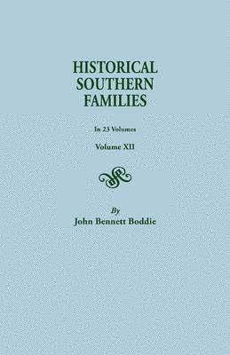 bokomslag Historical Southern Families.in 23 Volumes. Volume XII