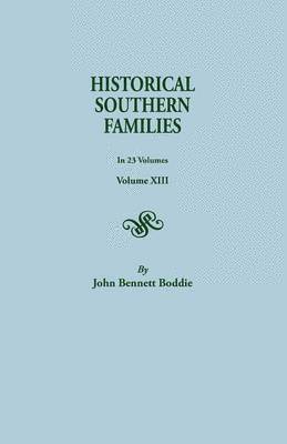 bokomslag Historical Southern Families