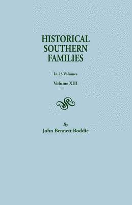Historical Southern Families 1