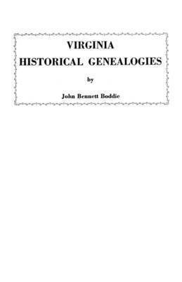 bokomslag Virginia Historical Genealogies
