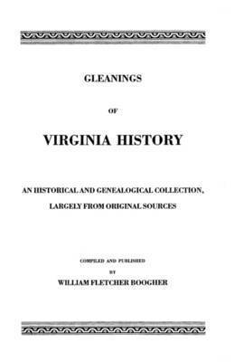 bokomslag Gleanings of Virginia History