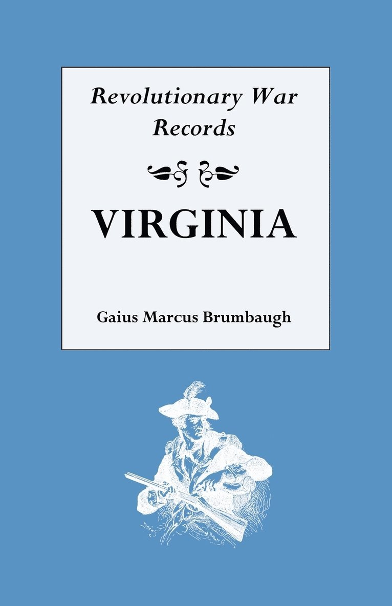 Revolutionary War Records, Virginia 1