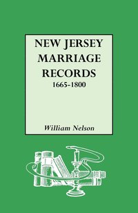 bokomslag New Jersey Marriage Records, 1665-1800