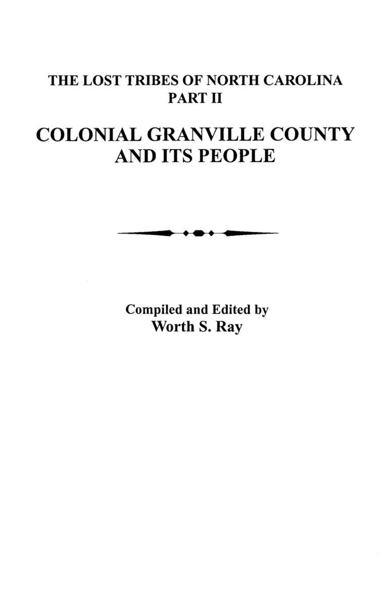 Lost Tribes of North Carolina, Part II