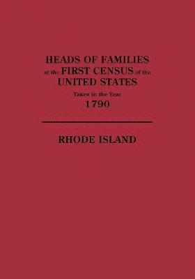 bokomslag Heads of Families at the First Census of the United States Taken in the Year 1790