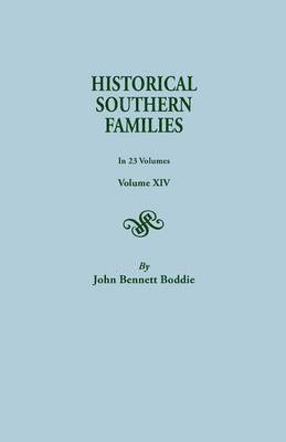 bokomslag Historical Southern Families. in 23 Volumes. Volume XIV
